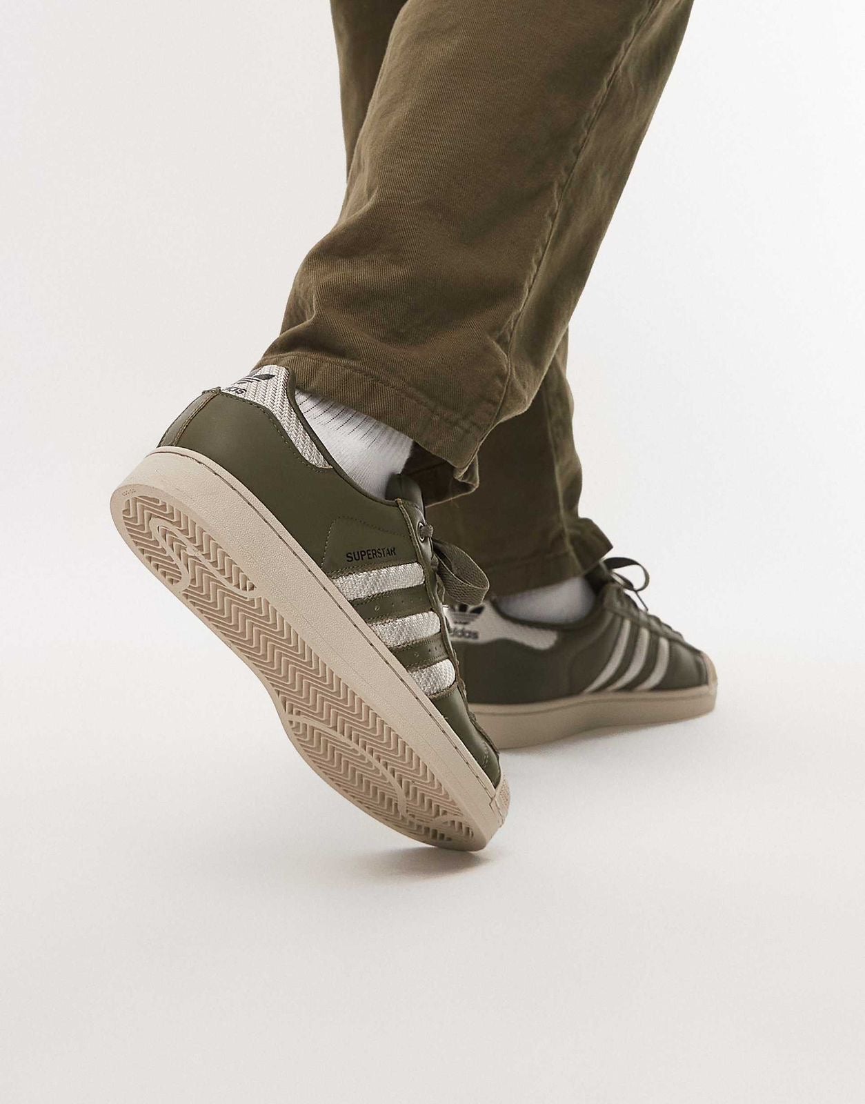 ADIDAS ORIGINALS SUPERSTAR ARMY GREEN 2nd EDTN