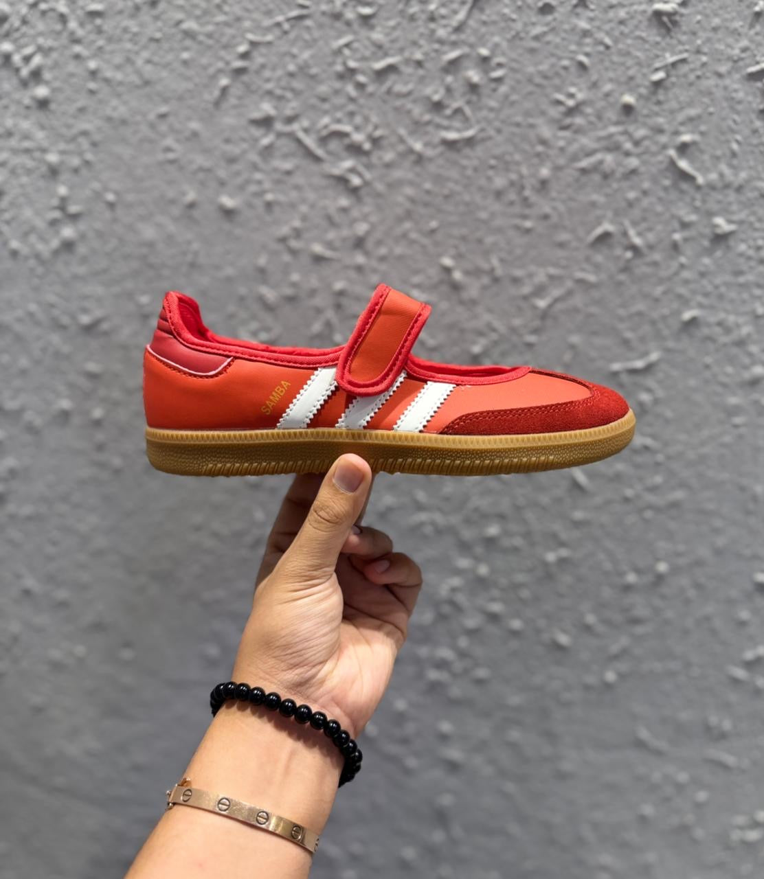 ADIDAS ORIGINALS SAMBA JANE RED COLOR