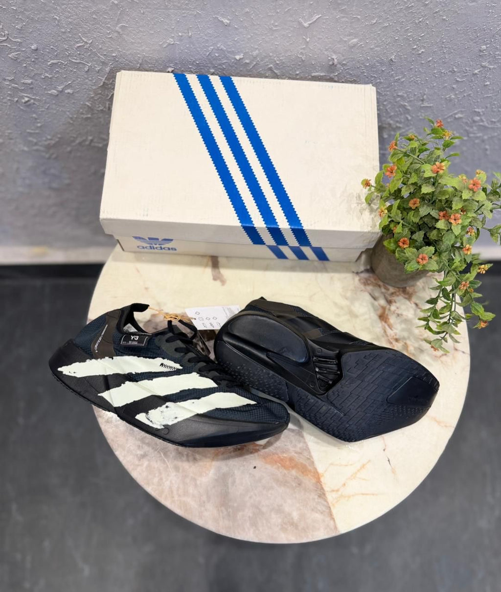 ADIDAS ADIOS PRO4 Y3 BLACK WHITE