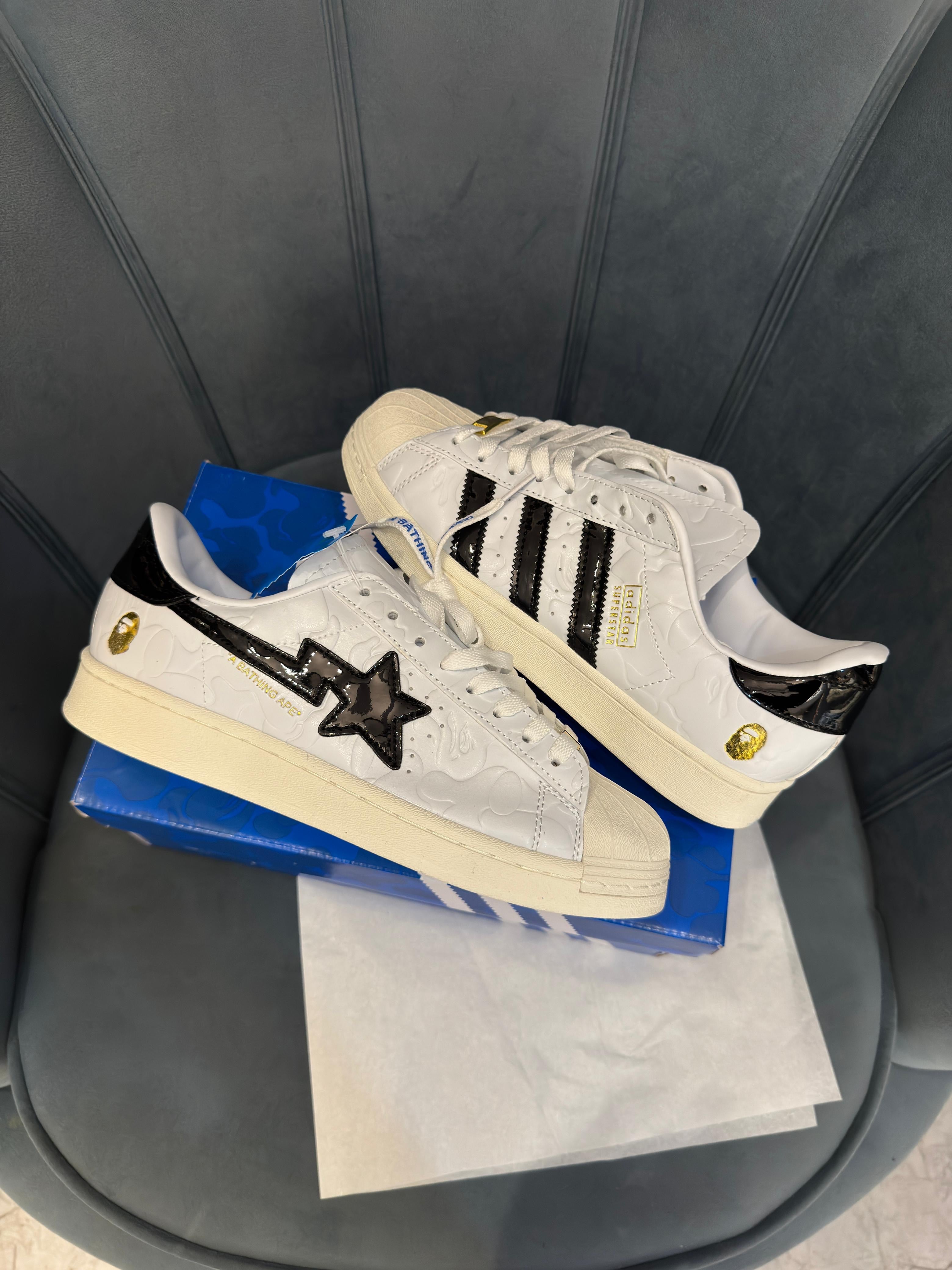 ADIDAS ORIGINAL SUPERSTAR BAPE SKYBLUE