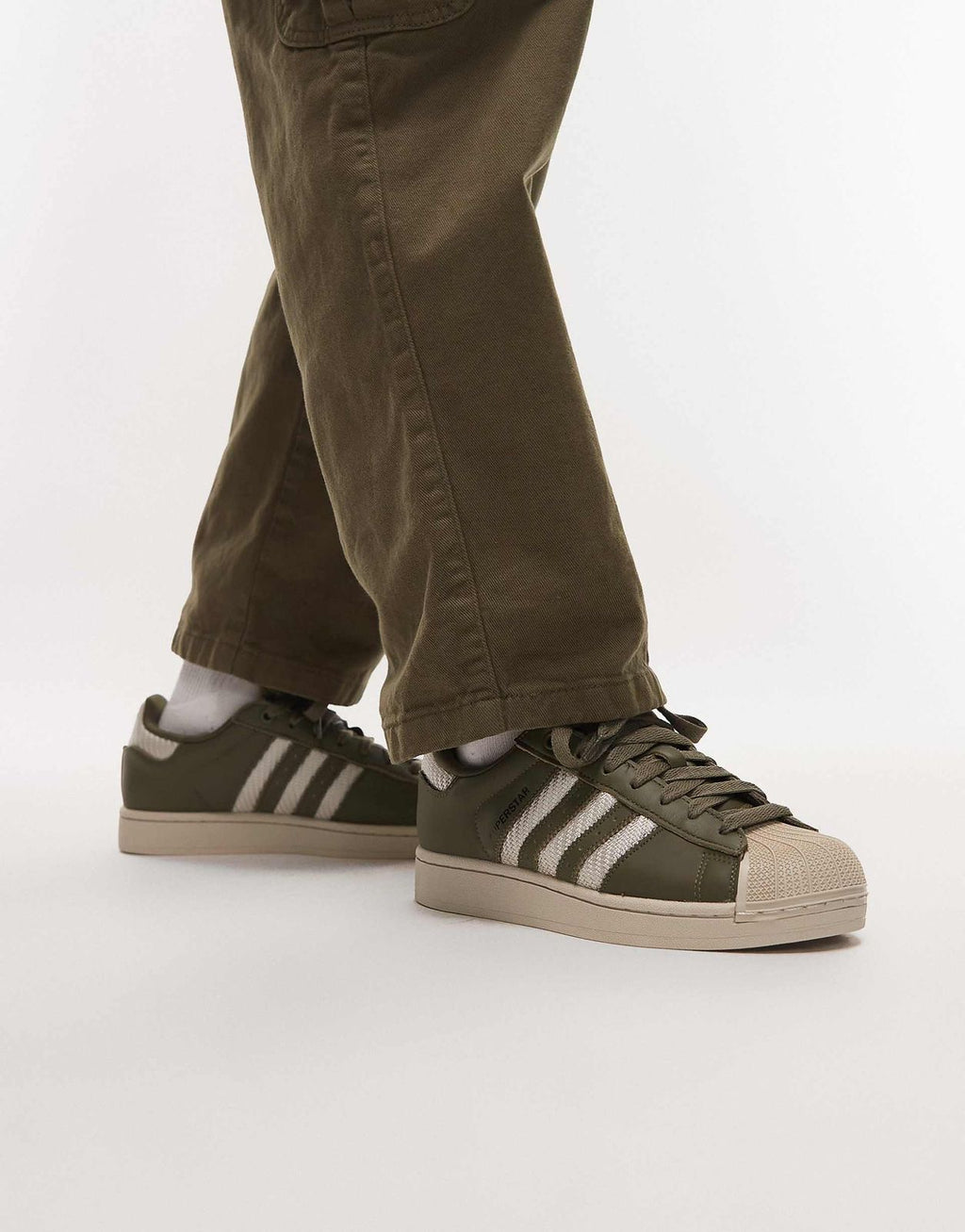 ADIDAS ORIGINALS SUPERSTAR ARMY GREEN 2nd EDTN