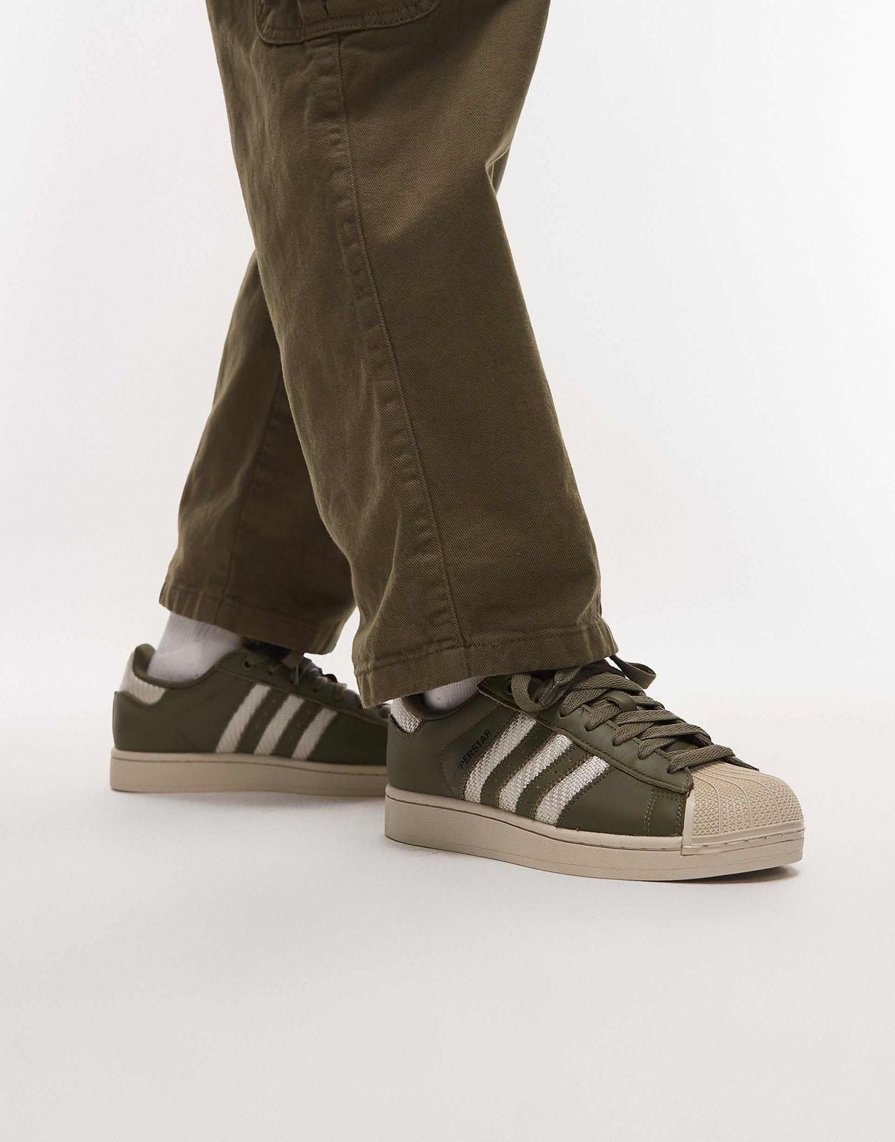 ADIDAS ORIGINALS SUPERSTAR ARMY GREEN 2nd EDTN
