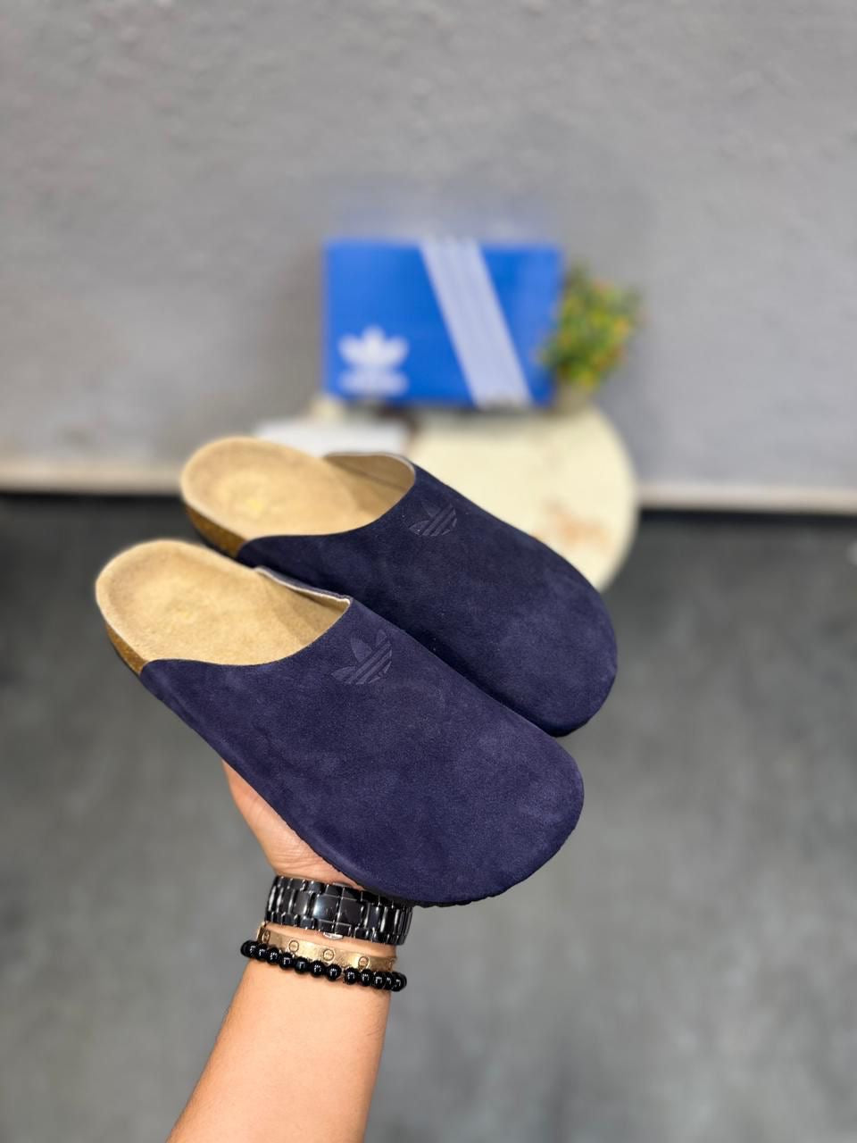 ADIDAS ALEXANDER WANG LEATHER MULES