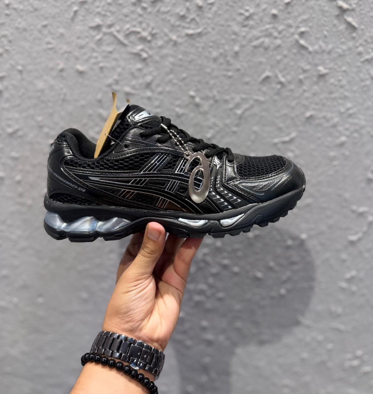 ASIXS KAYANO 14 BLACK SILVER