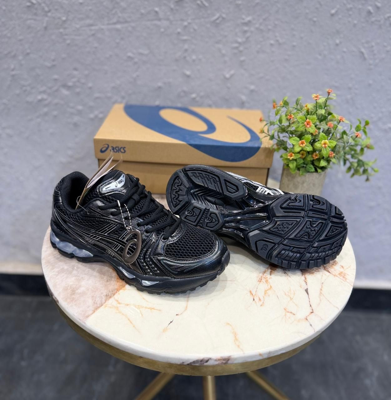 ASIXS KAYANO 14 BLACK SILVER