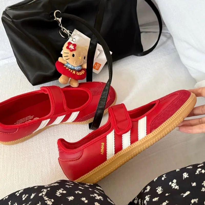 ADIDAS ORIGINALS SAMBA JANE RED COLOR
