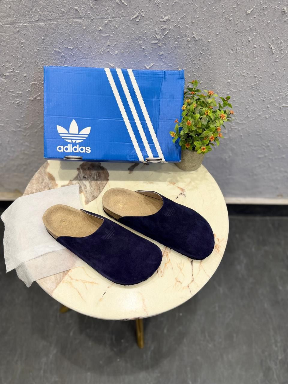 ADIDAS ALEXANDER WANG LEATHER MULES